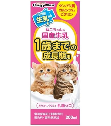 Amazon | ネコちゃんの牛乳幼猫用200ml おまとめセット【6個